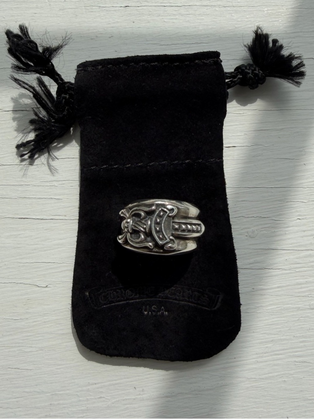CHROME HEARTS DAGGER RING